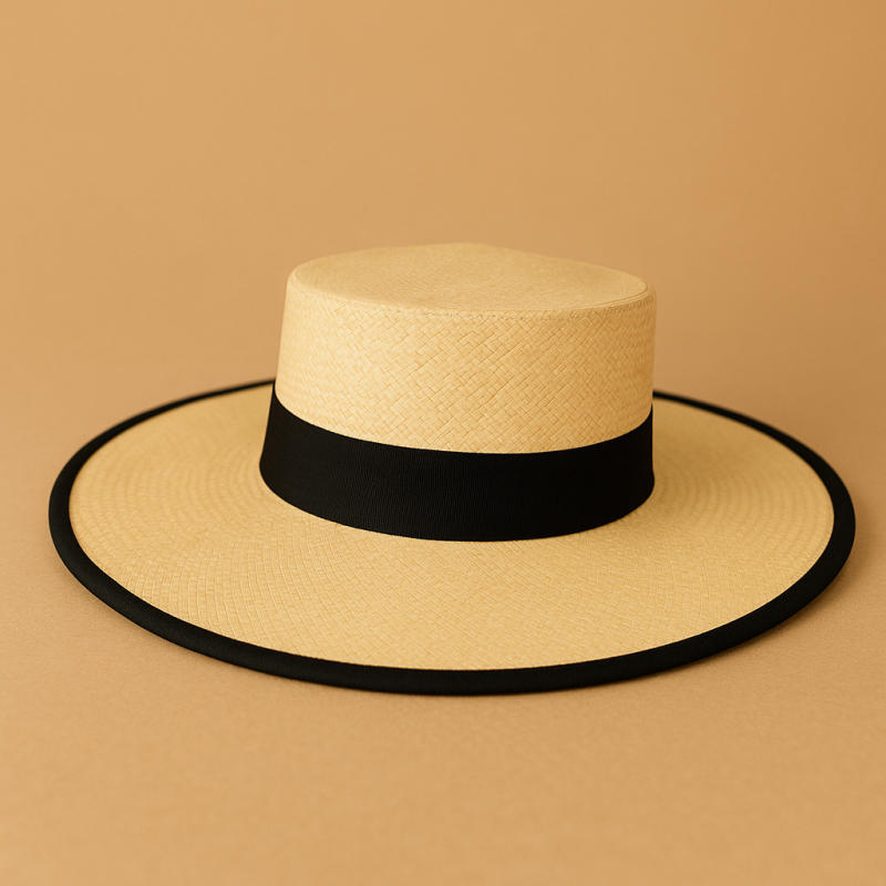 Canotier Natural White